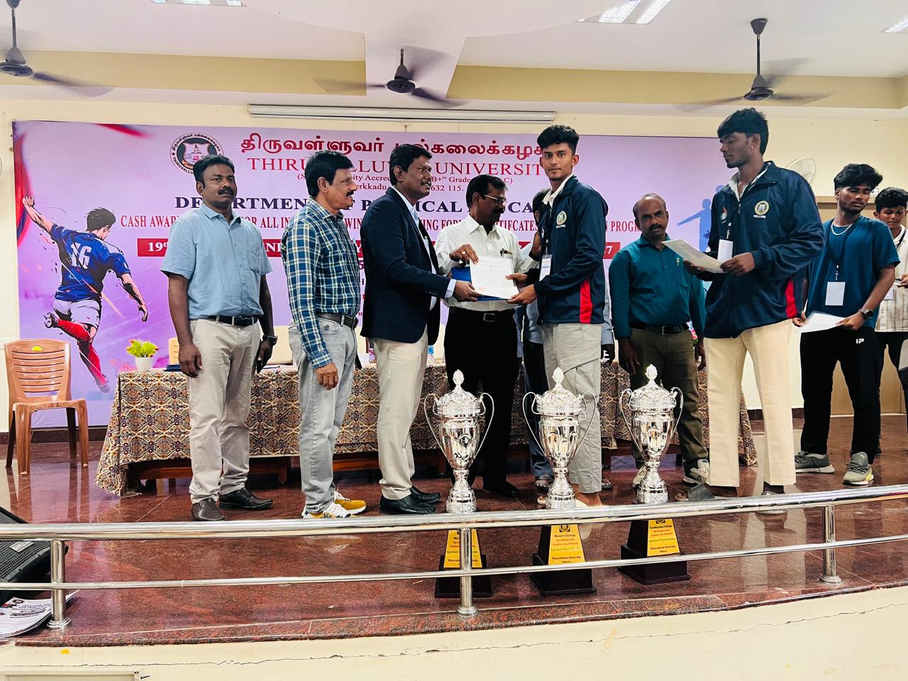 G. Pugazenthi Volleyball Certificate